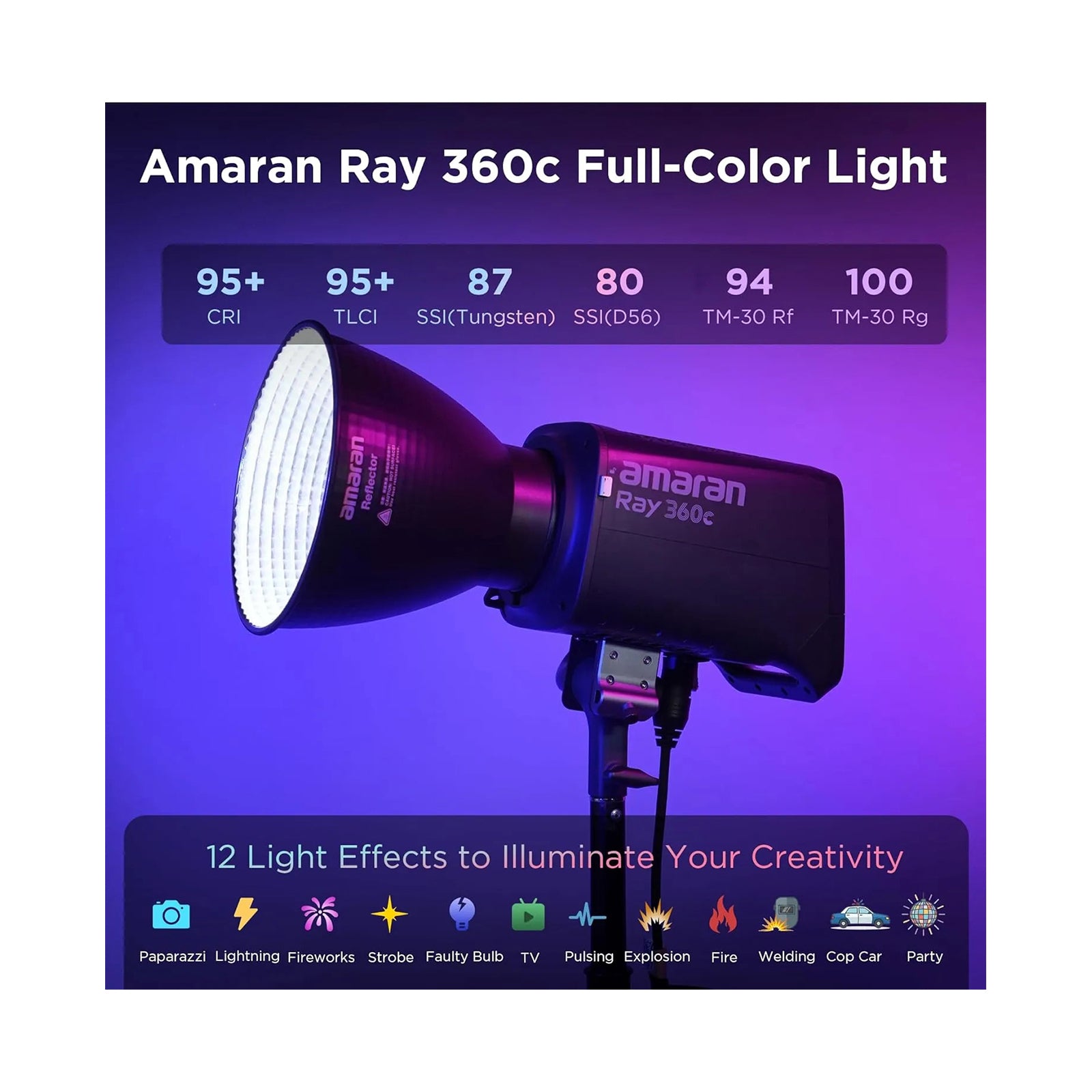 Amaran Ray 360c Rgb Led Monolight
