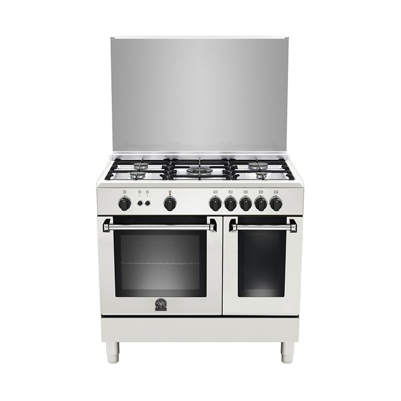 Germany's Cooker La Germania Cooker 90cm Bottle 4gas 1triple White
