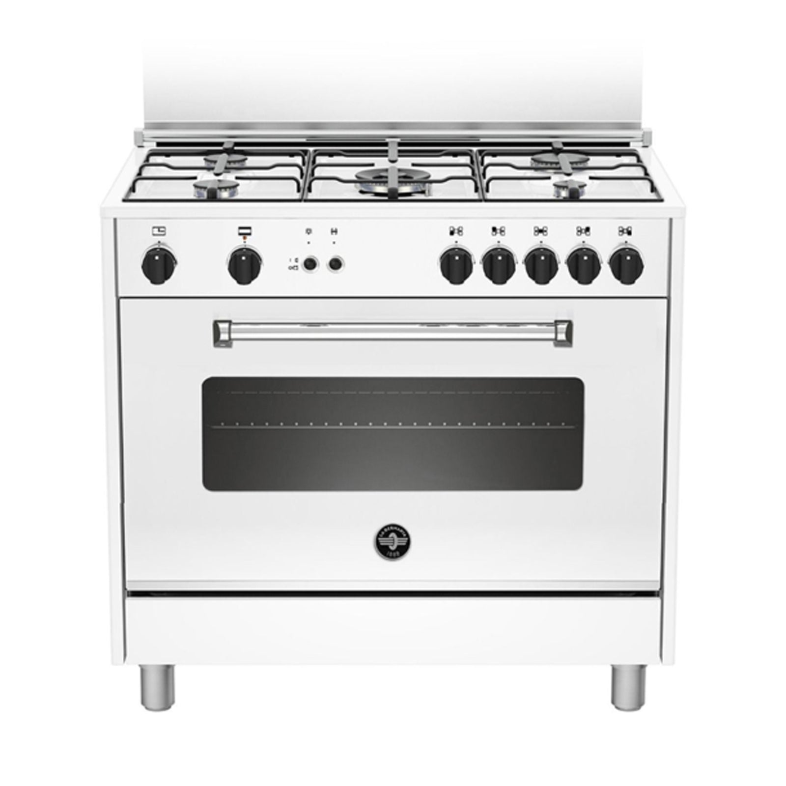 LA GERMANIA Cooker Wide 90Cm 4Gas + 1 Triple Burner White