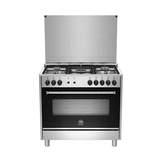 LA GERMANIA Cooker Wide 90cm 4Gas + 1 Triple Burner Stailess