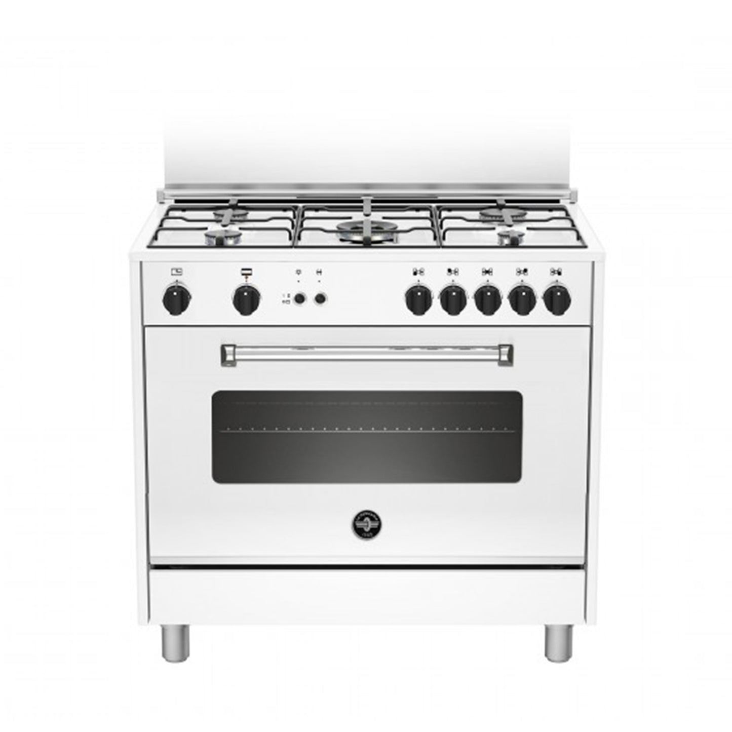 LA GERMANIA Cooker Wide 90cm 5 Gas Burners White