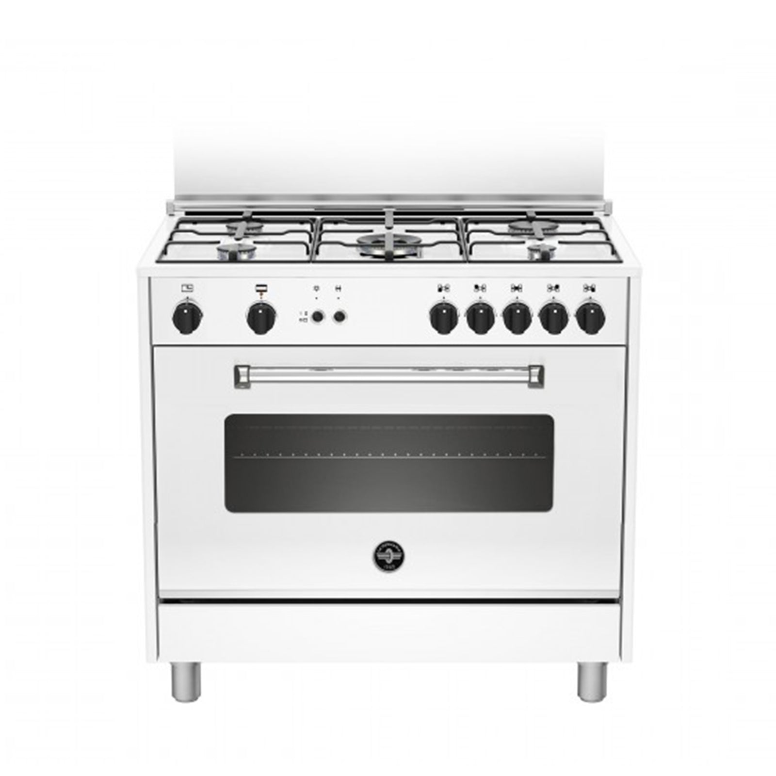 LA GERMANIA Cooker Wide 90cm 5 Gas Burners White