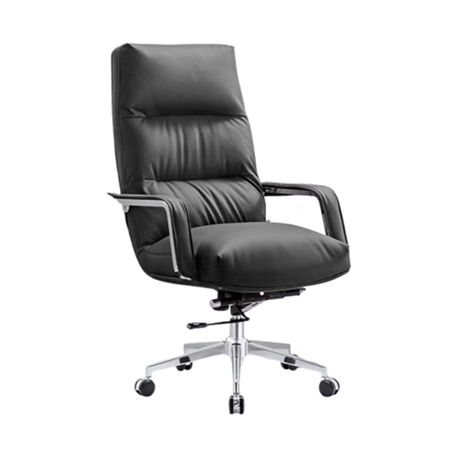 Anela Black Office Chair, Elegant And Ergonomic