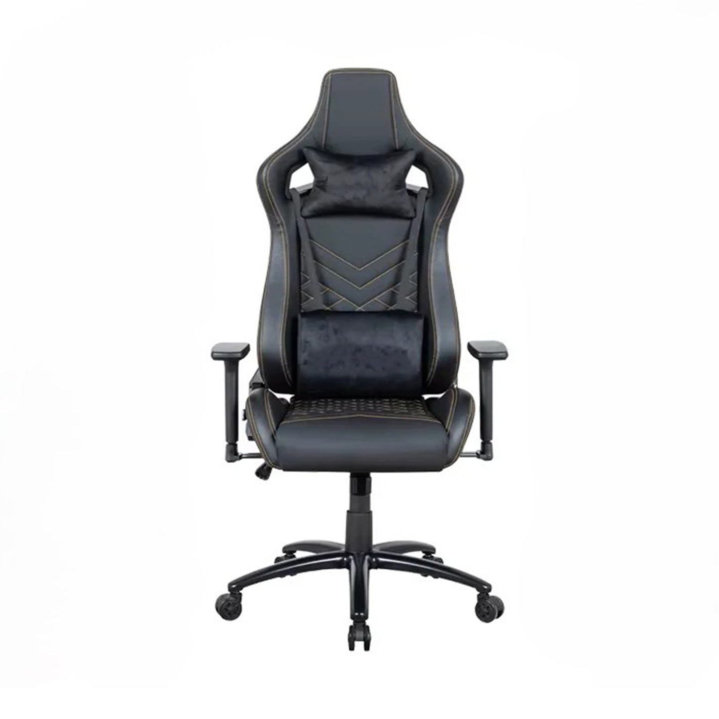 Apex Seat Flammstein Gaming Chair Black Velvet & Gold