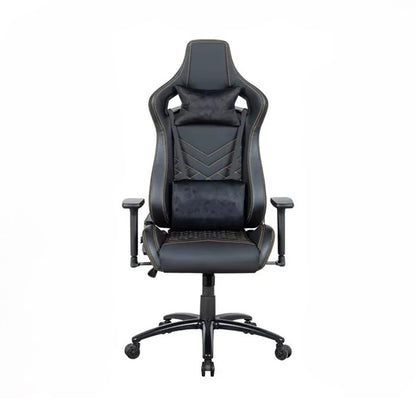 Apex Seat Flammstein Gaming Chair Black Velvet & Gold