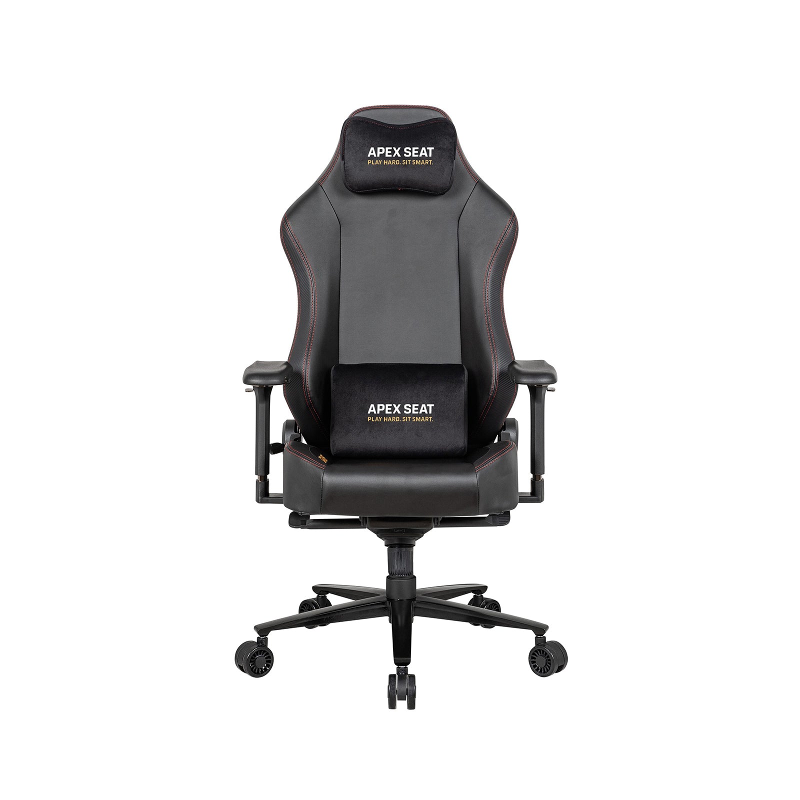 Apex Seat Shadow Gaming Chair, Ergonomic, 4D Arms, Black