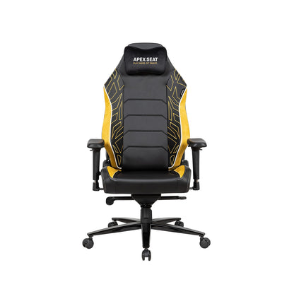 Apex Seat Sunreaver Gaming Chair, 4D Arms, Gold & Black APEX