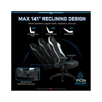 APEX ViCity Gaming Chair 180KG Dark Grey APEX