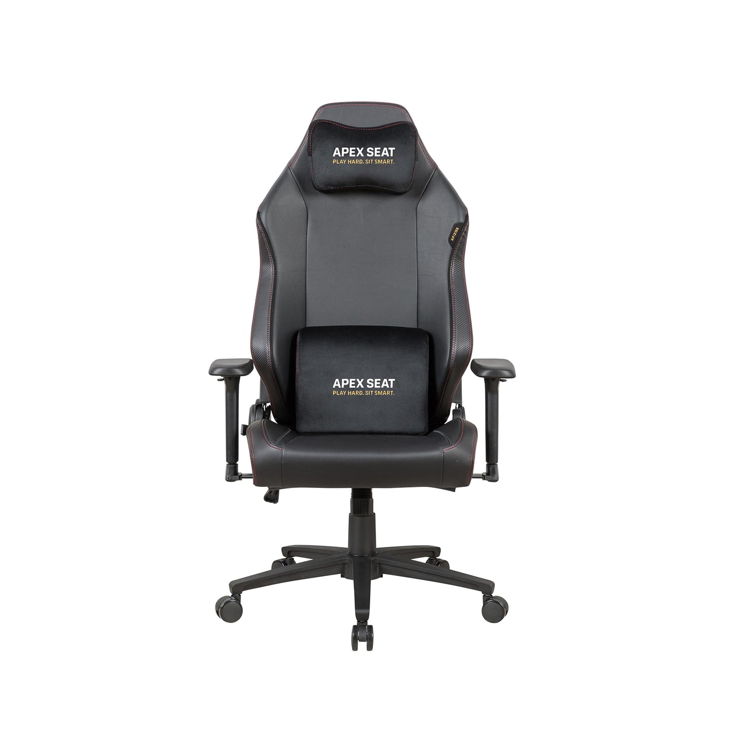 Apex Seat Slenderman Gaming Chair, 155° Recline, Ergo Black APEX