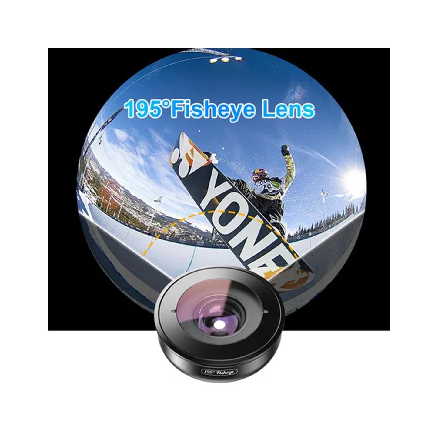 Apexel 195° Fisheye Lens CHN