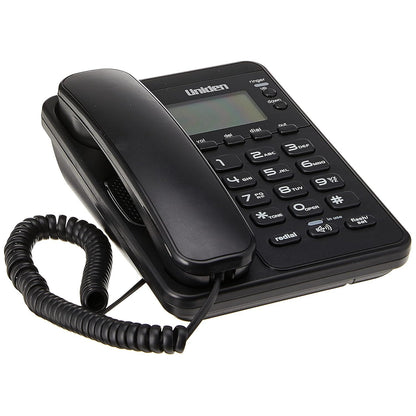 UNIDEN CORDED PHONE BLACK 6404