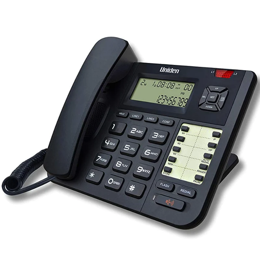 Uniden Corded Phone 7411 Black