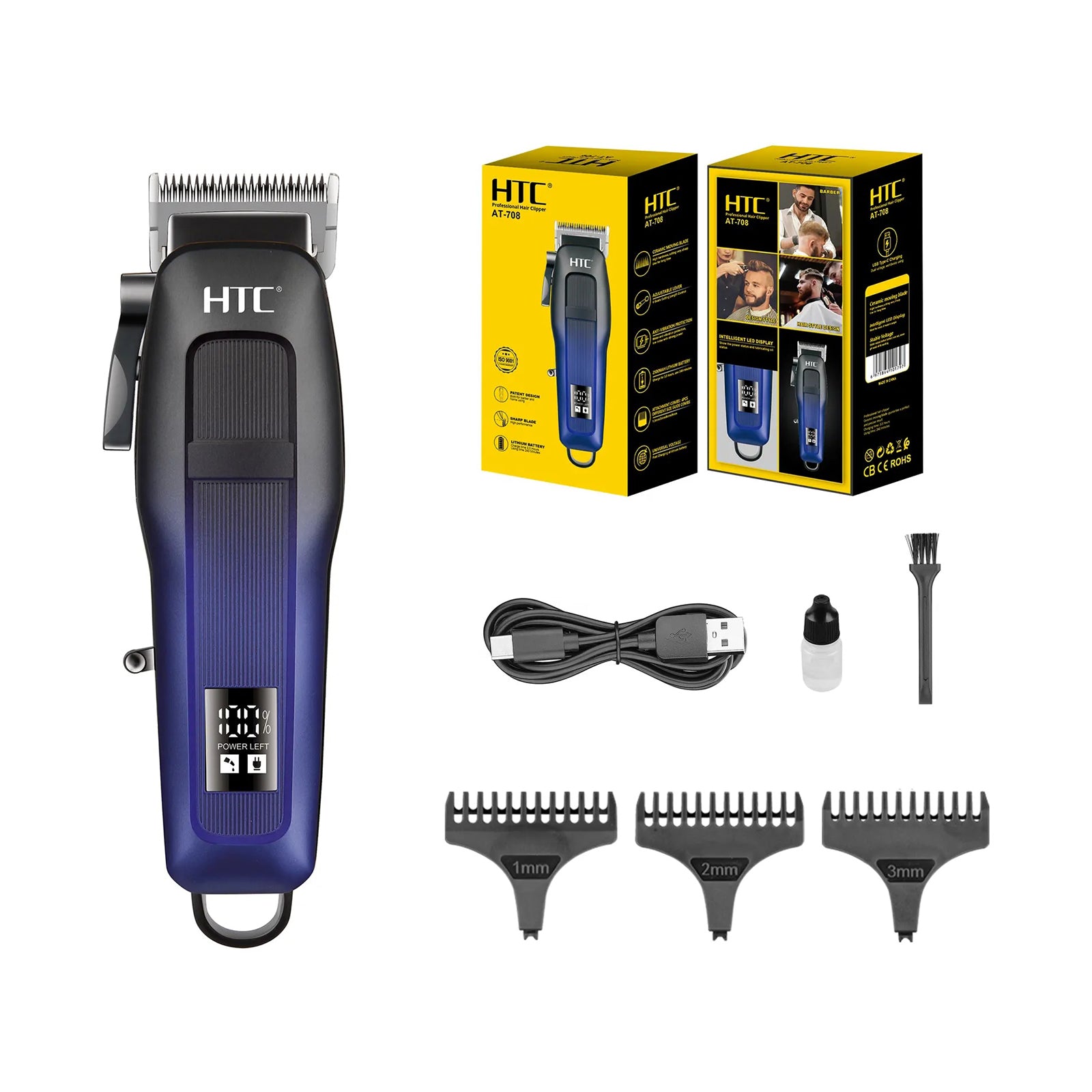 HTC  Professional Hair Trimmer Cutting Machine