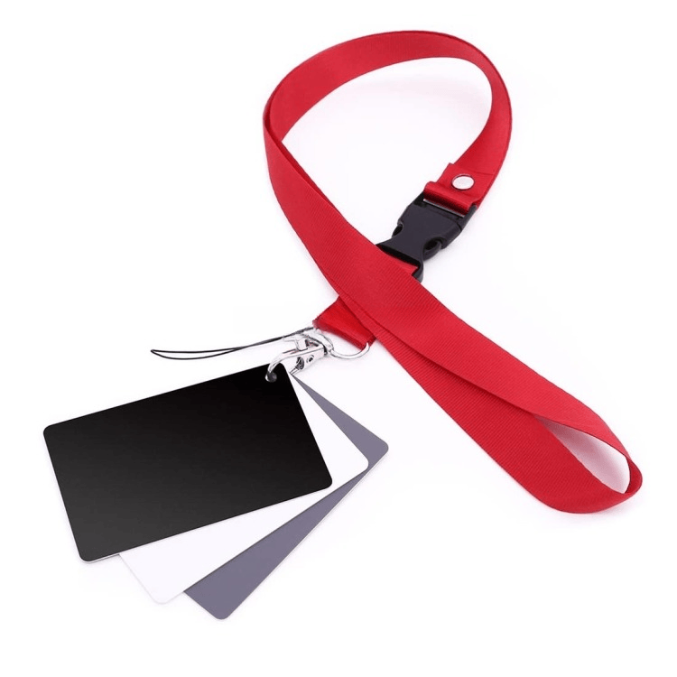 3 in 1 Digital Gray Card with Strap