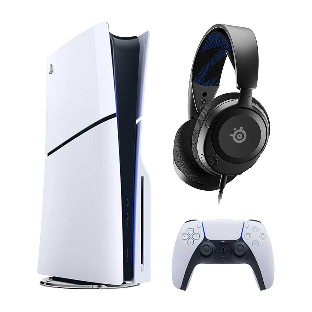 PlayStation 5 Slim 1 Joystick  1 Year Warranty & SteelSeries Arctis Nova 1P 61611 Abed Tahan