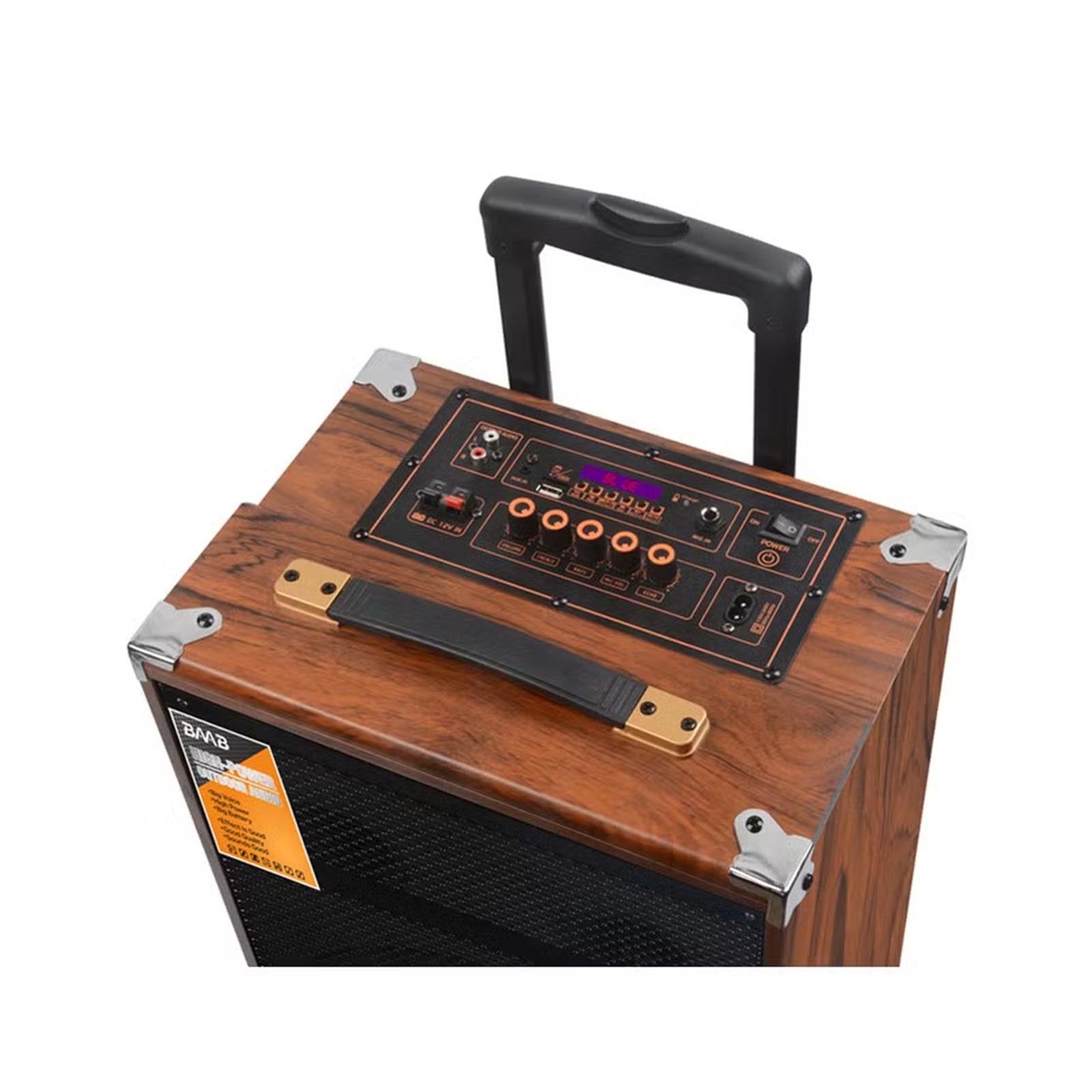B-Q12 BMB 12" Portable Stereo + 2 Mic