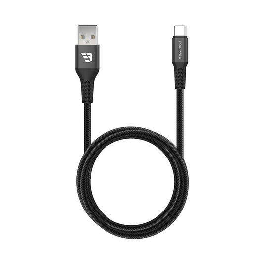 BAYKRON USB A CABLE TYPE C-3M - BLACK