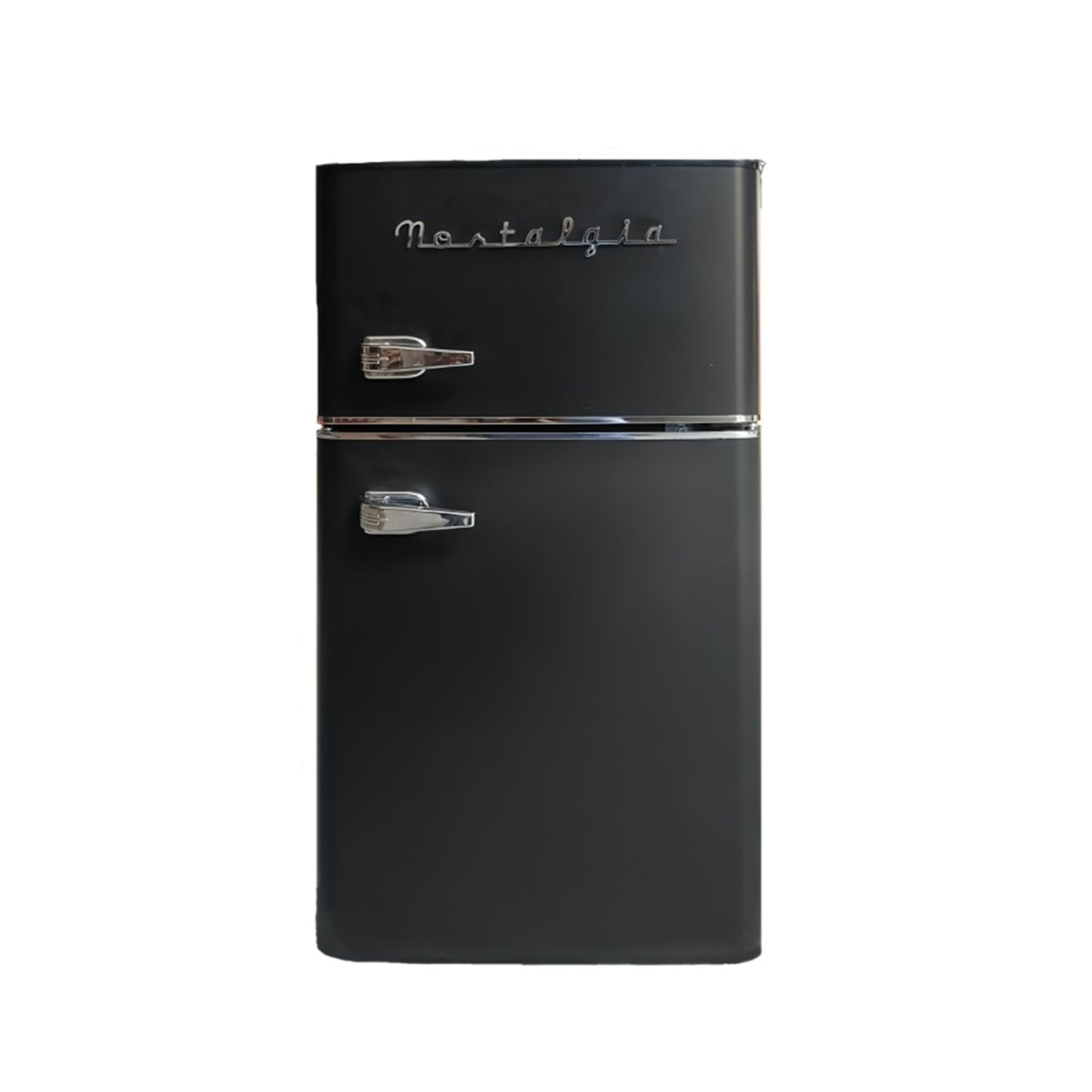Nostalgia 5CFT Refrigerator 2Doors 90Lit Tiffany Black(NOS)