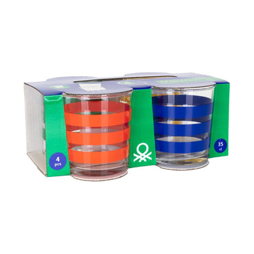 SET 4PC WATER TUMBLERS 0.33L GLASS