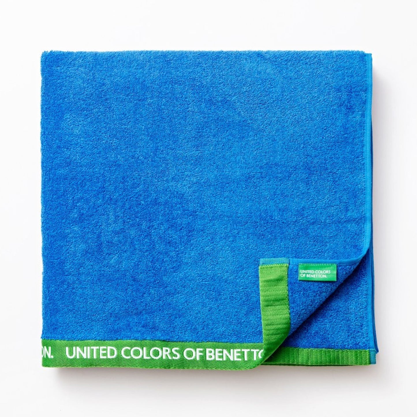 BEACH TOWEL 90X160CM 380GSM 100% VELOUR COTTON BLUE