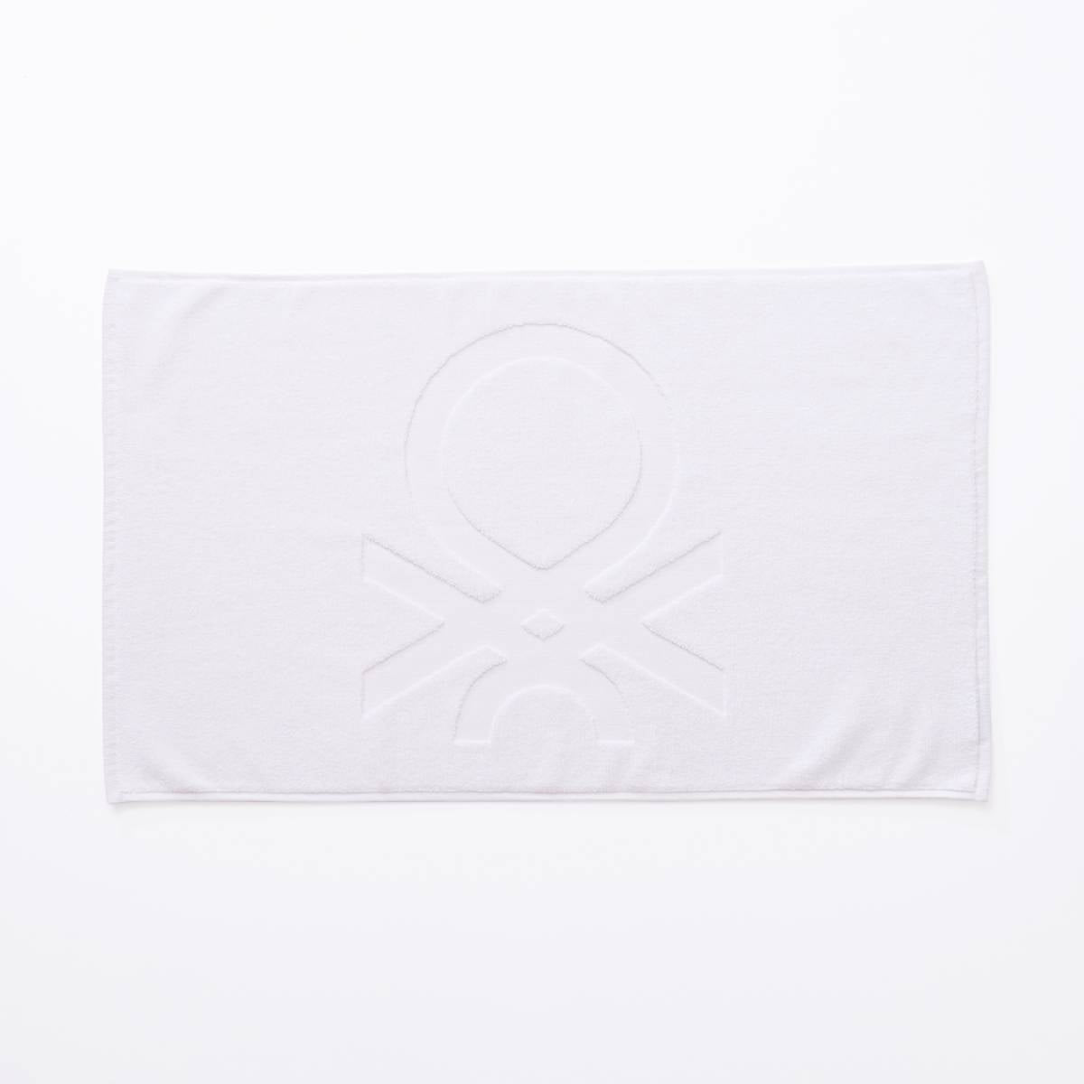 BATHMAT 50X80CM 1000GSM 100% COTTON EMBOSSED  WHITE