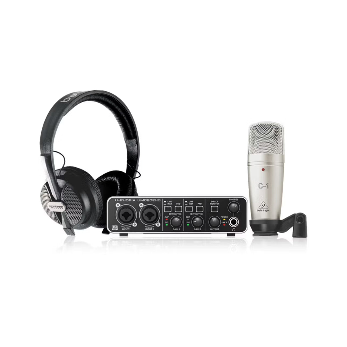 Behringer U-Phoria Studio Pro Recording Pack