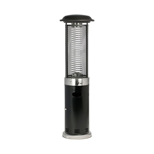 Glass Tube Patio Heater Black Color