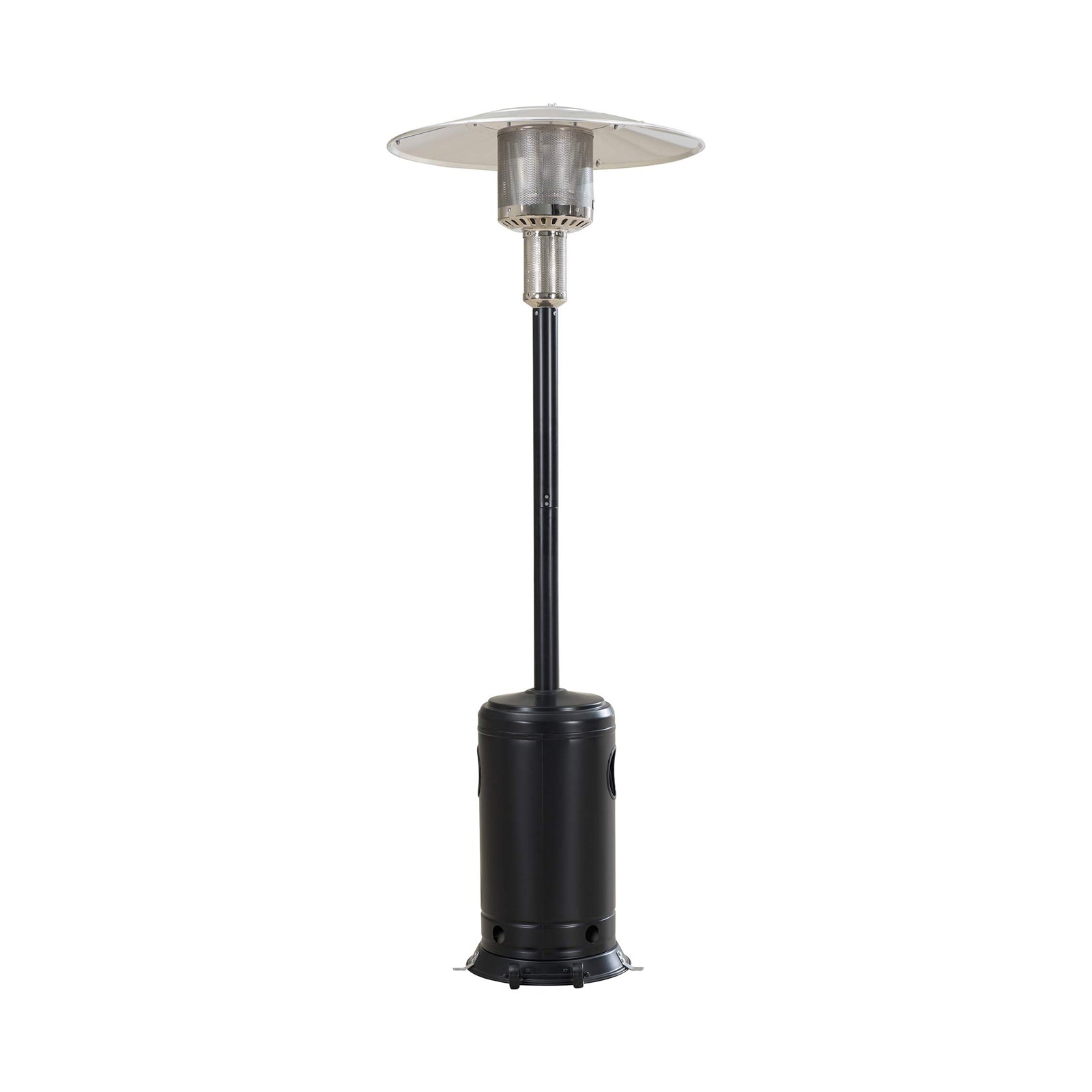 Cubic Glass Patio Heater Topless Black