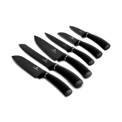 Berlinger 6 pcs knife set, Black Vantage/Matte Black BERLINGER HAUS