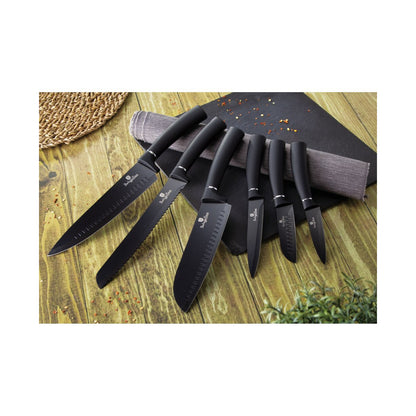 Berlinger 6 pcs knife set, Black Vantage/Matte Black BERLINGER HAUS