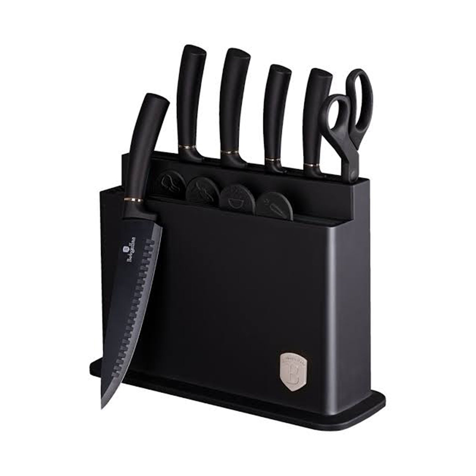 Berlinger 11 pcs knife and cutting board Matte Black
