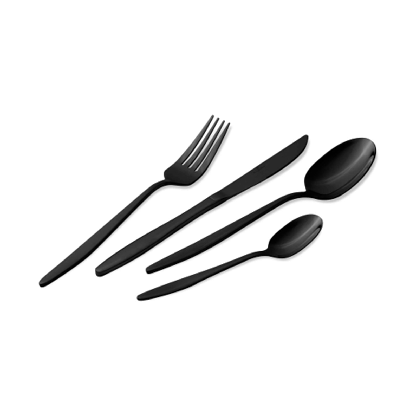 Berlinger Haus 24 pcs Cutlery Set, Mirror, Matte Black
