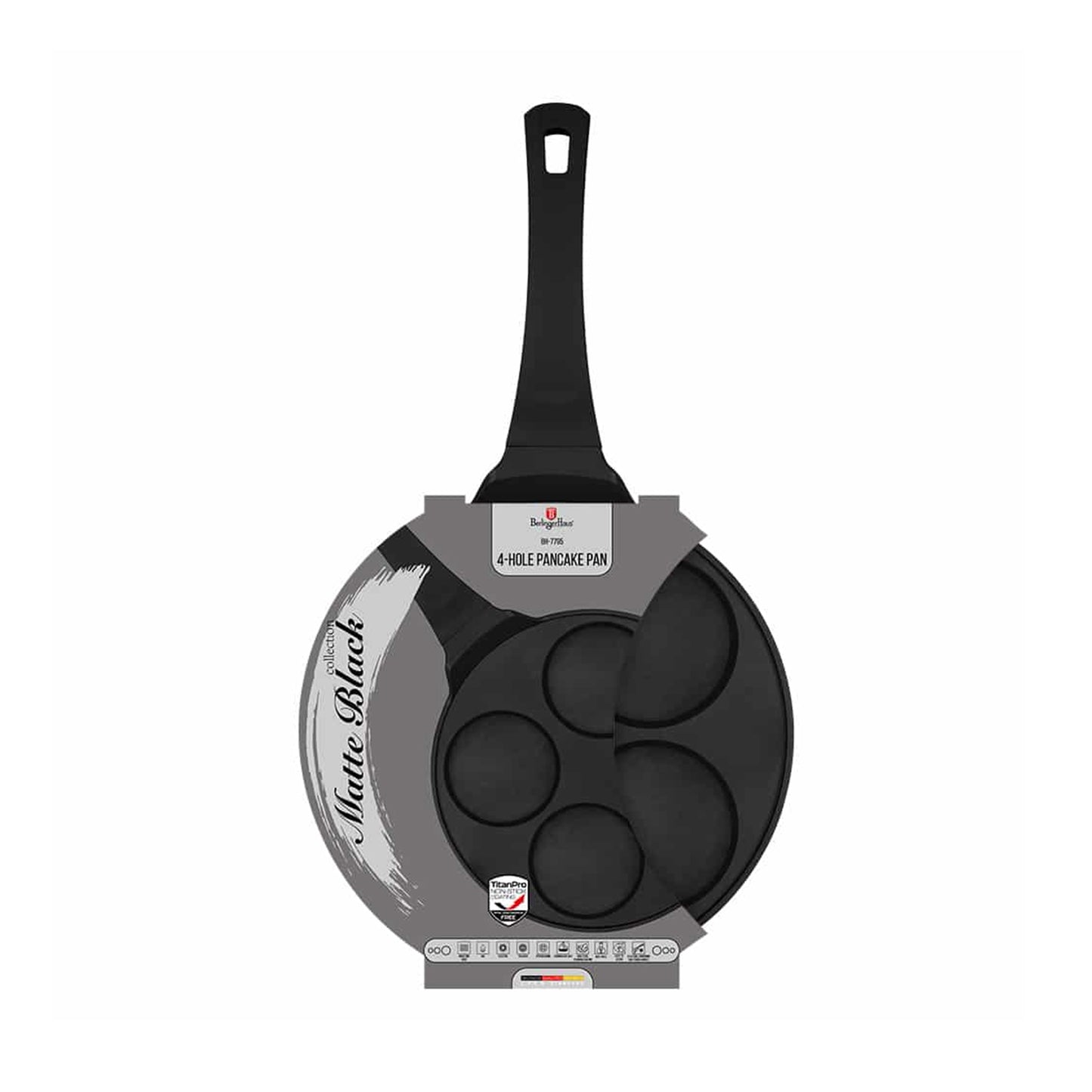 Berlinger Haus 4-Hole Pancake Pan, 26 cm BERLINGER HAUS