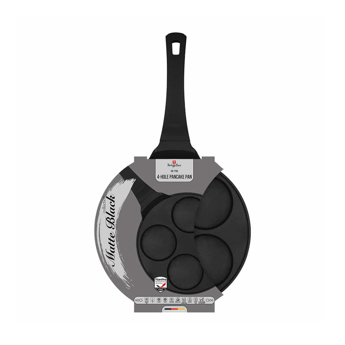Berlinger Haus 4-Hole Pancake Pan, 26 cm