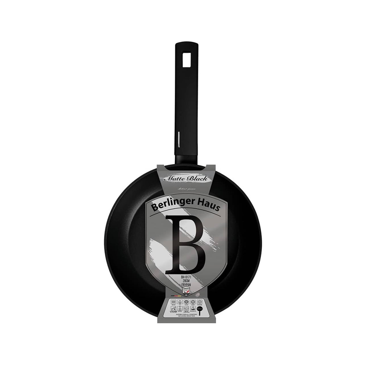 Berlinger Haus Matte Black, Frypan, 28 cm BERLINGER HAUS