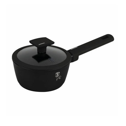 Berlinger Sauce pan with lid, 16cm, Matte Black BERLINGER HAUS