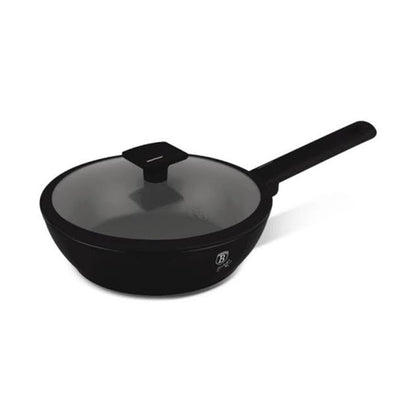 Berlinger Deep frypan with lid, 24cm, Matte Black BERLINGER HAUS