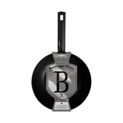 Berlinger Haus Matte Black Wok, 28 cm BERLINGER HAUS