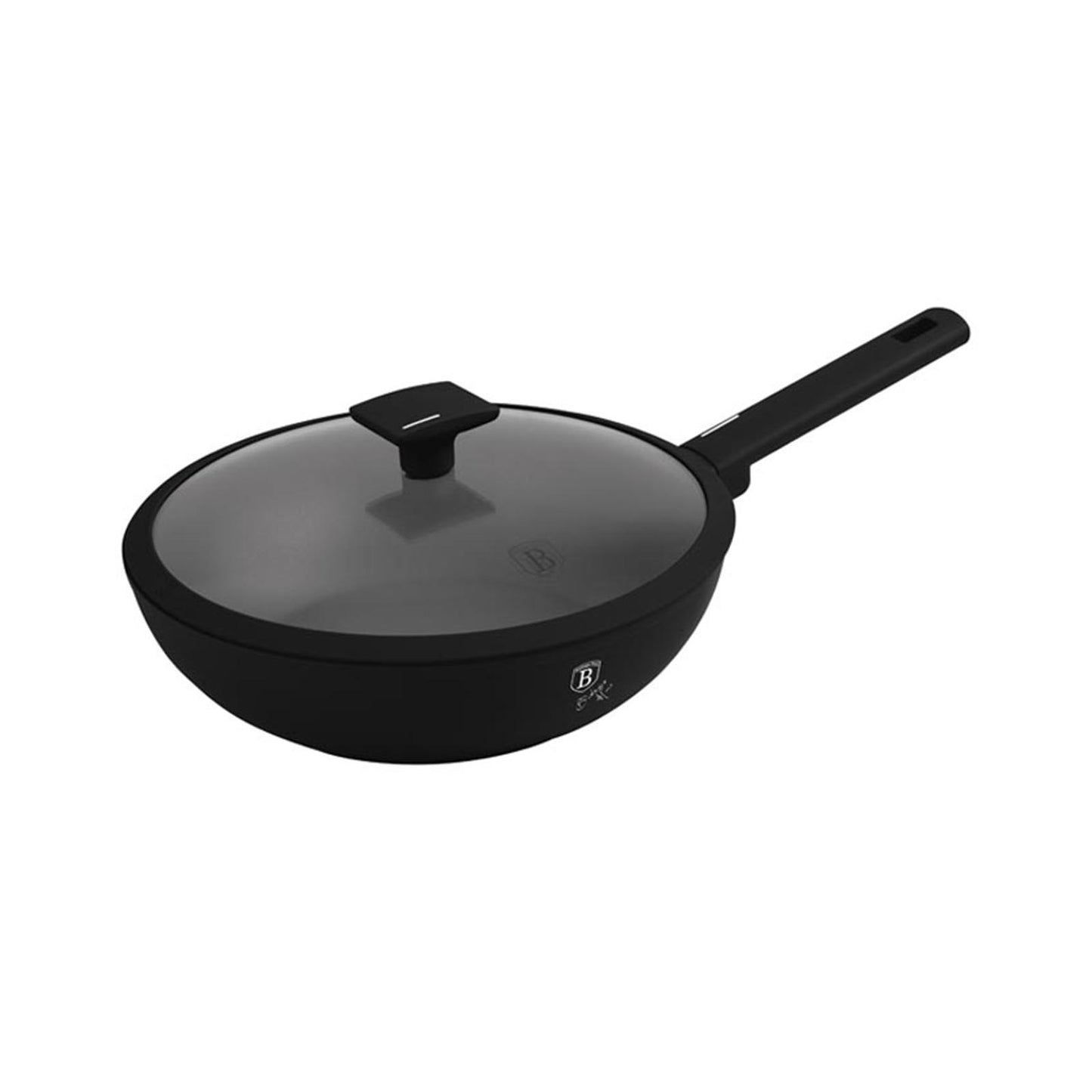 Berlinger Haus Wok with Lid,Matte Black 28 cm BERLINGER HAUS