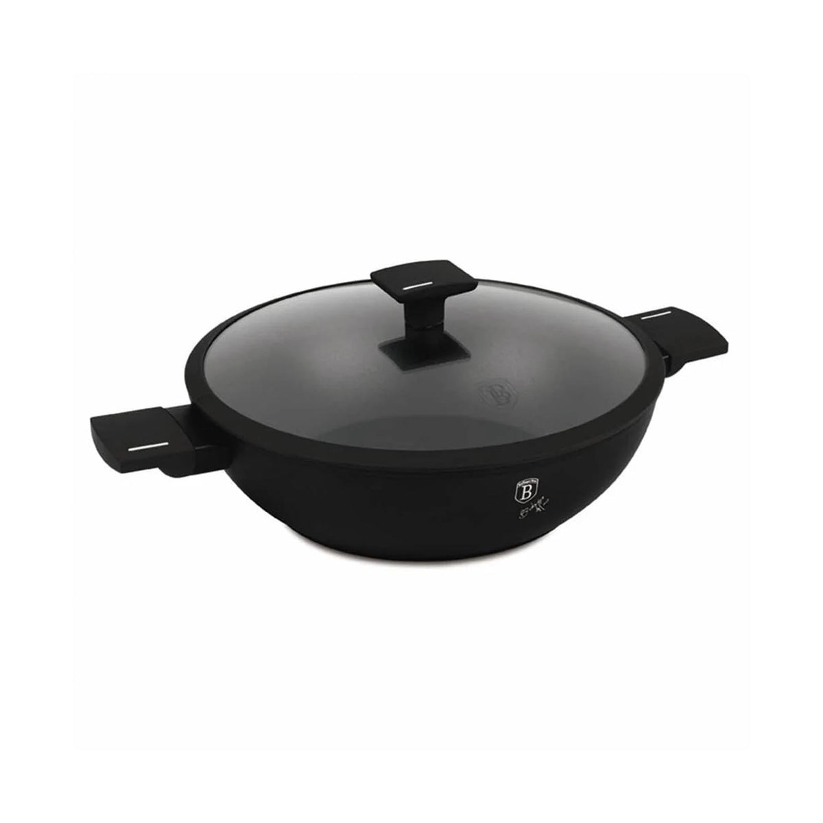Berlinger Haus Wok with Lid,Matte Black 30 cm BERLINGER HAUS