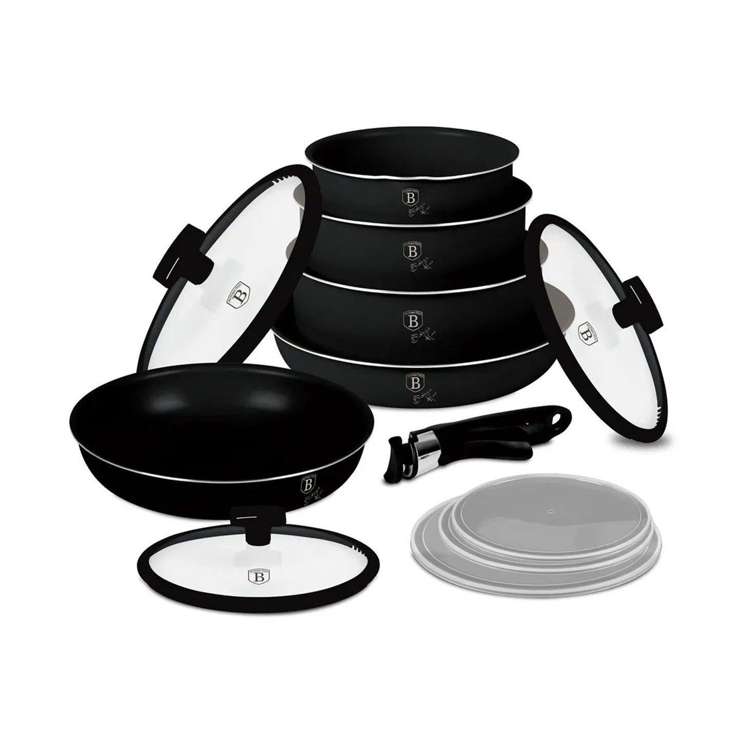 Berlinger Haus 12 pcs Cookware Set Matte Black BERLINGER HAUS