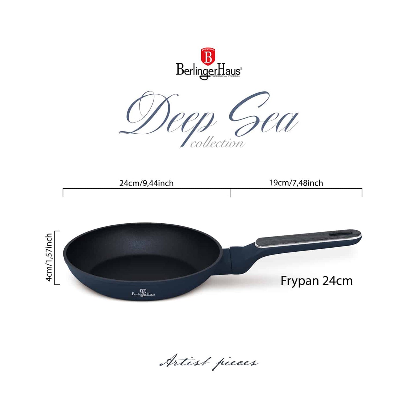 Berlinger Frypan, 24cm, Deep Sea Collection BERLINGER HAUS