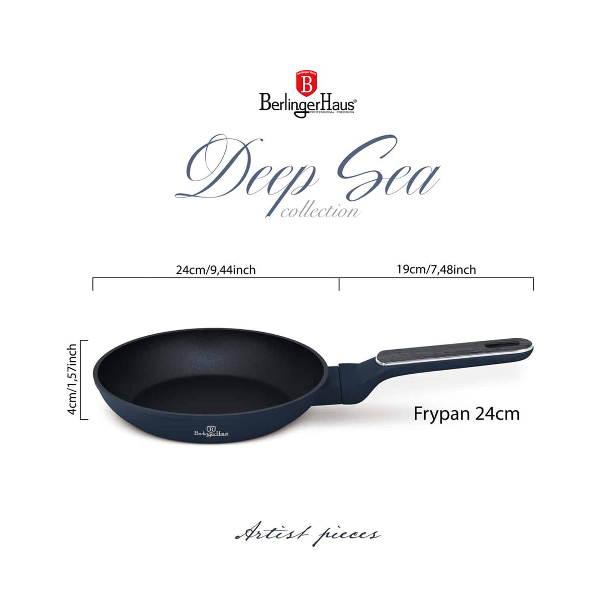 Berlinger Frypan, 24cm, Deep Sea Collection