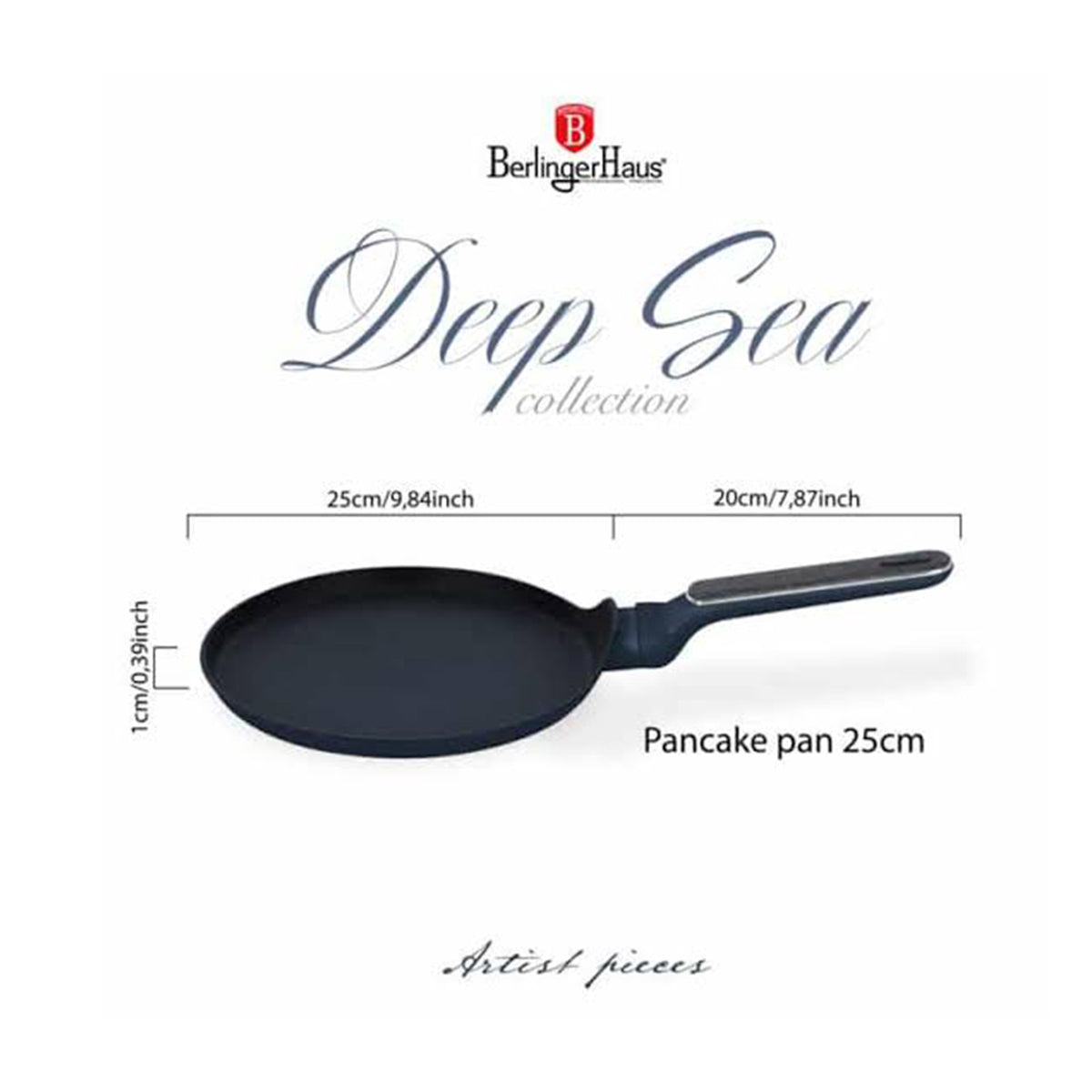 Berlinger Pancake pan, 25cm, Deep Sea Collection
