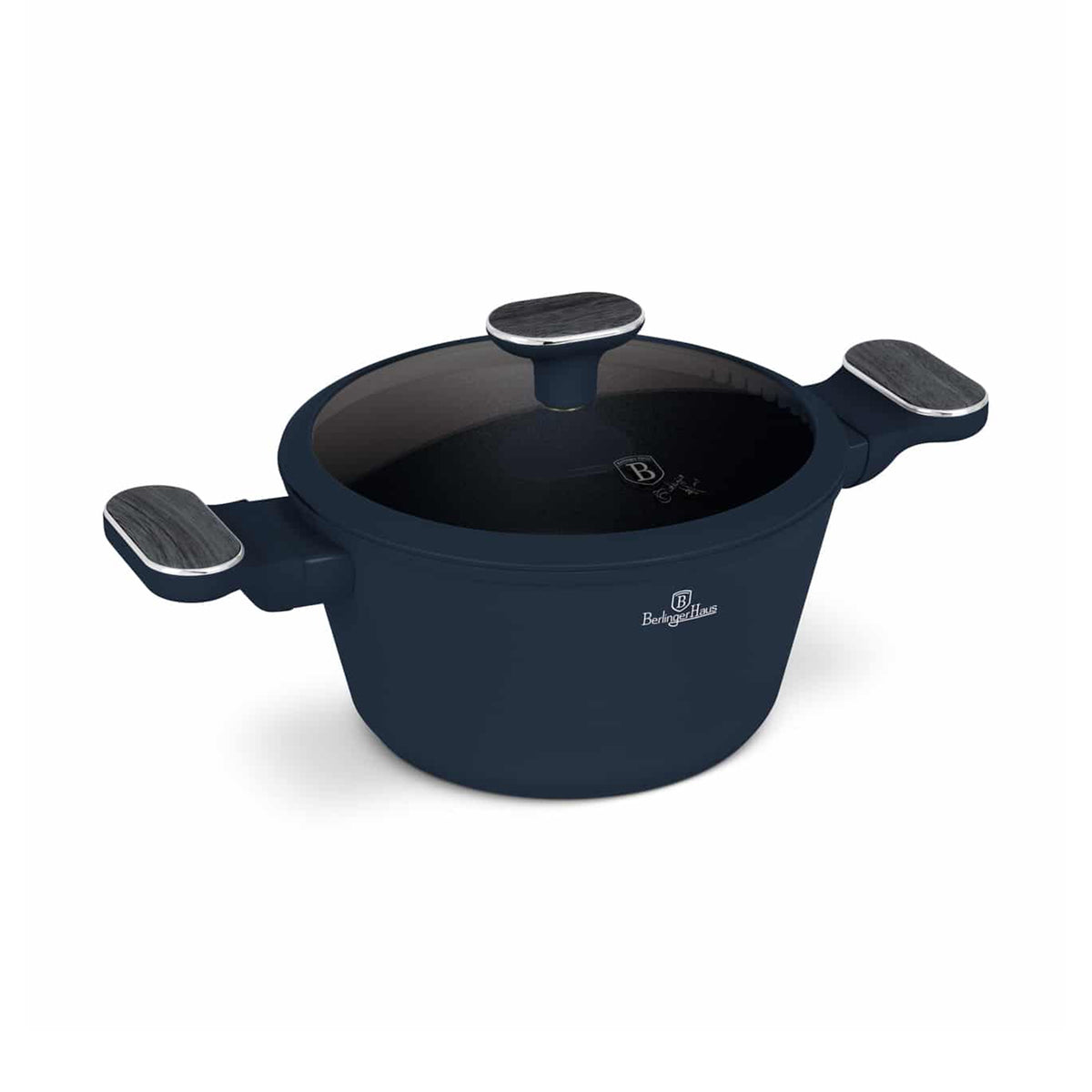 Berlinger Casserole with lid, 20cm, Deep Sea Collection BERLINGER HAUS