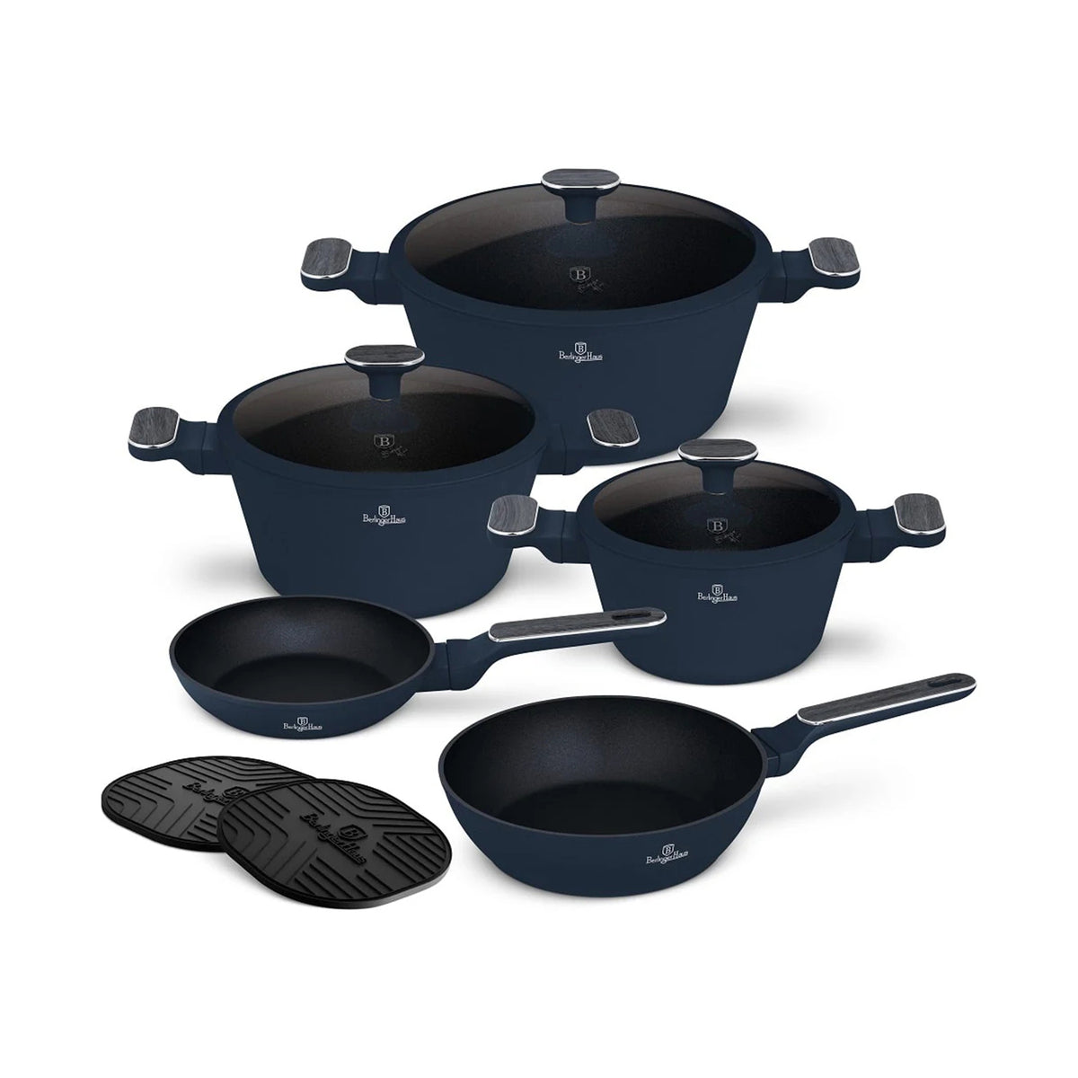 Berlinger 10 pcs cookware set, Deep Sea Collection