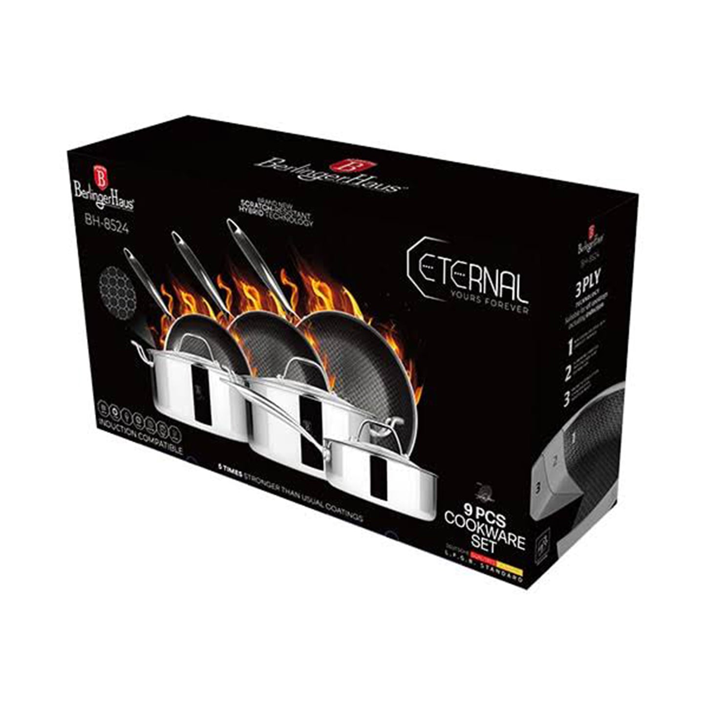 Berlinger 9 pcs cookware set, Eternal Collection BERLINGER HAUS