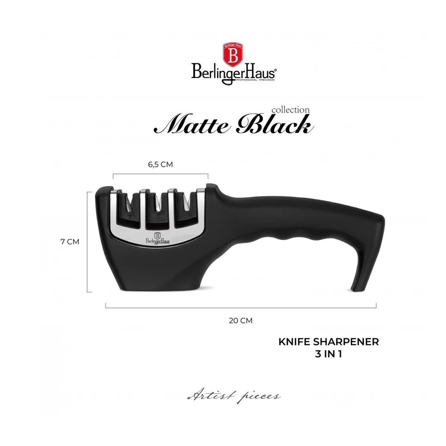 Berlinger Haus Knife Sharpener, 3-in-1 BERLINGER HAUS
