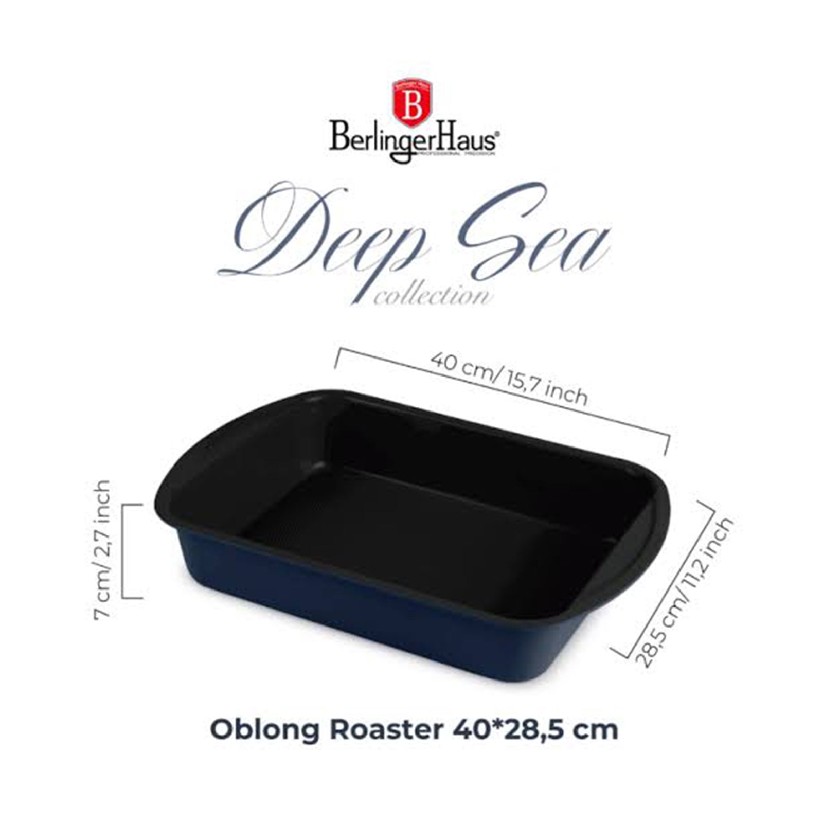 Berlinger Oblong roaster 40cm Deep Sea Collection
