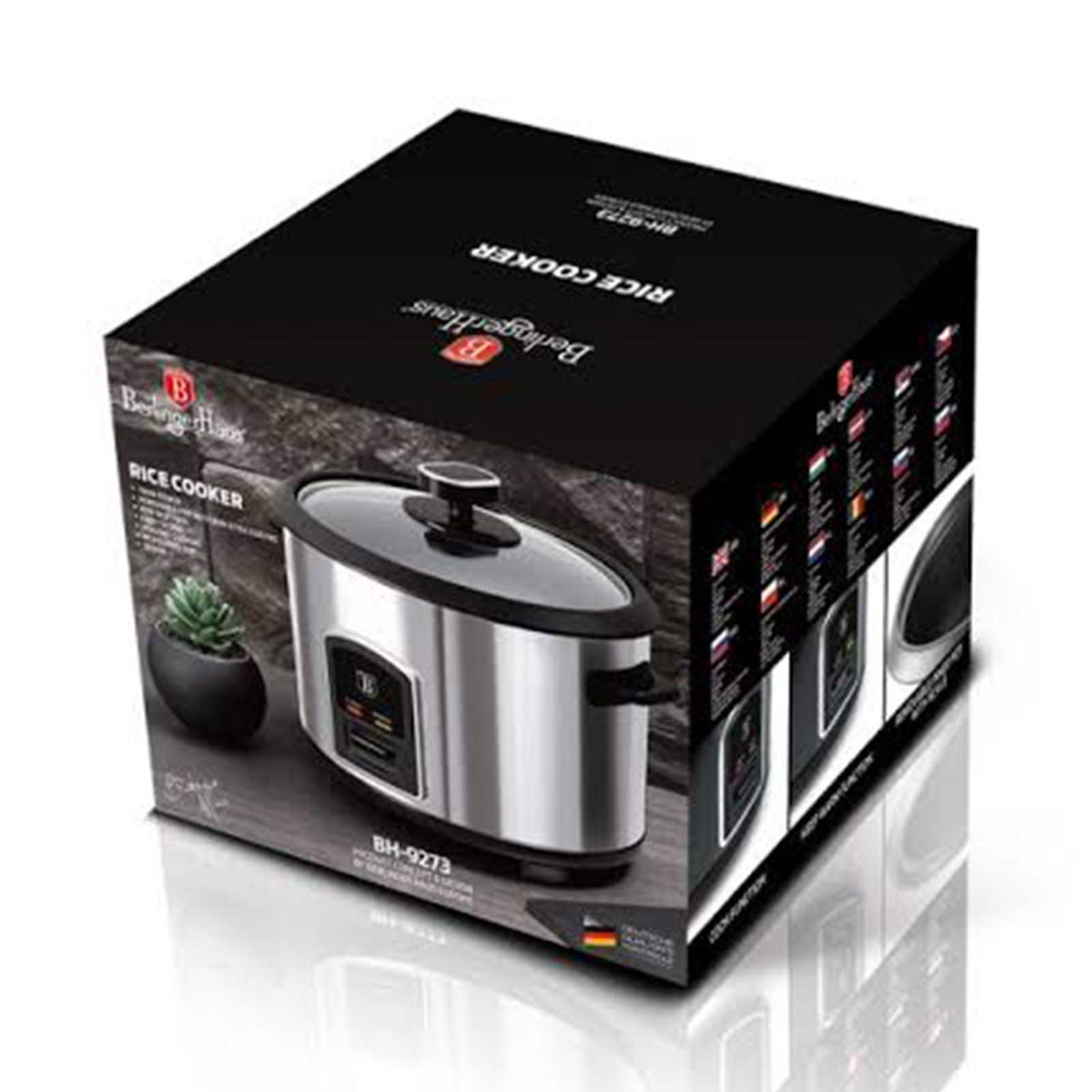Berlinger Rice cooker, Black Silver Collection 700W